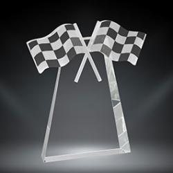 Checkered Flags Crystal